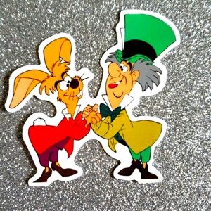 10/$10 ALICE IN WONDERLAND waterproof Sticker